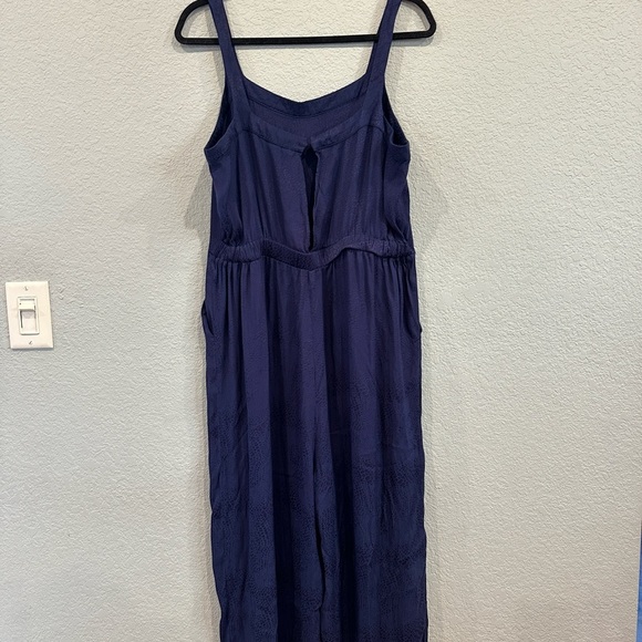 EUC Oliver Bonas Pants Jumpsuit Romper - Navy - Medium 8-10 - Picture 3 of 4